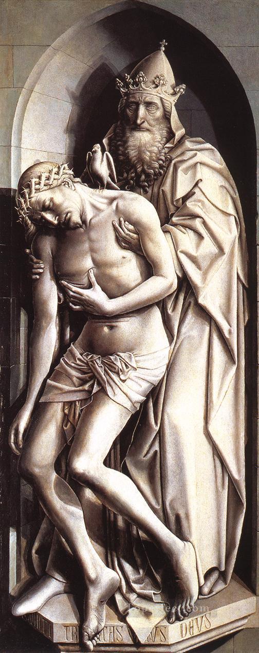 The Holy Trinity Robert Campin Oil Paintings